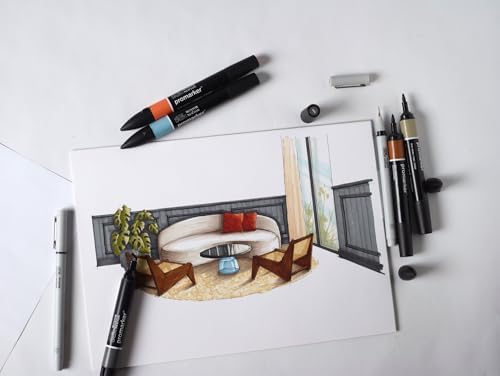 Winsor & Newton ProMarker Set, 25+1pcs. Wallet, Interiors