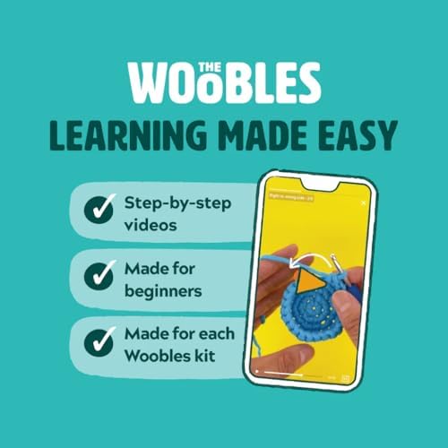 The Woobles Minecraft Crochet Kit for Beginners (Zombie)