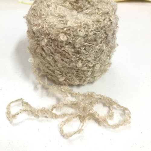 50g Soft Plush Wool Acrylic Fancy Loop Yarn for Doll Hair Making,A4