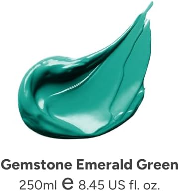 JusArt Green Acrylic Paint,Emerald Green Tubes（250ml /8.45 oz