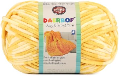 6 Super Bulky Blanket Yarn for Crocheting - Chunky Chenille Variegated Yarn