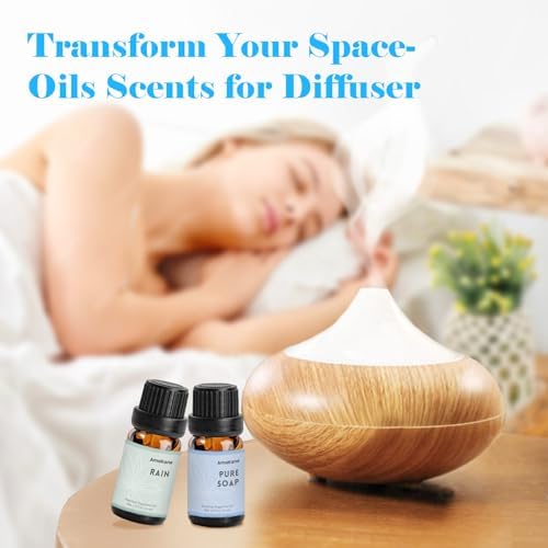 AmaKane Fragrance Oils Clean Set, 6 Soap Making Scents, Fragrance Oil for Candle Making, Essential Oils for Diffusers for Home for Laundry, Fresh Linen, Clean Skin, Warm Cotton and More