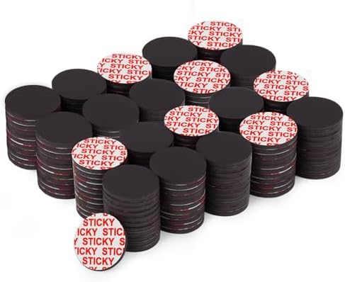 Towjug Adhesive Magnets for Crafts 1.2" x 0.08", 240 Sticky Magnetic Dots