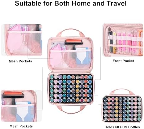 Leudes Diamond Art Storage Painting Case 60 Slots Bead Art Kits for Adults
