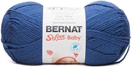Bernat Softee Baby Yarn, 5 oz, Gauge 3 Light, Navy