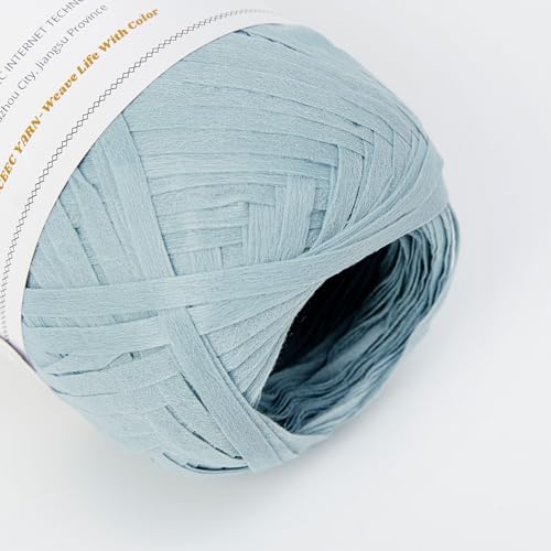 NICEEC 3 Skeins Kraft Paper Yarn 474yds/5.3oz - Blue Series