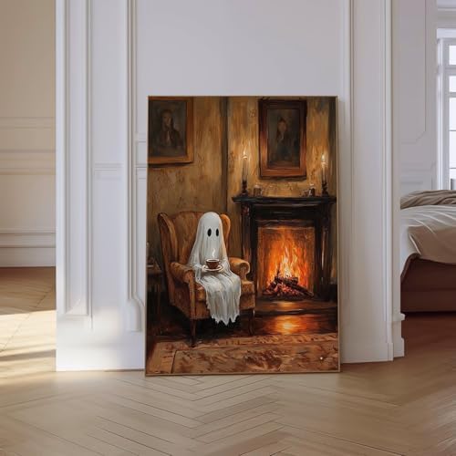 VeGuude Halloween Diamond Art Kits forAdults, Ghost Diamond Painting Kit