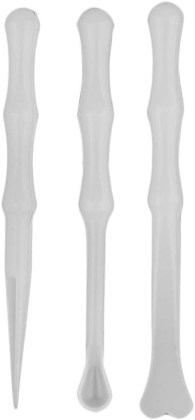 Luckycivia 9 Pcs Silicone Mold Glue Tools Sticks, Color Modulation Mixing Spoon, Mixing Stirrers for Epoxy Resin Jewelry Making Tool Craft