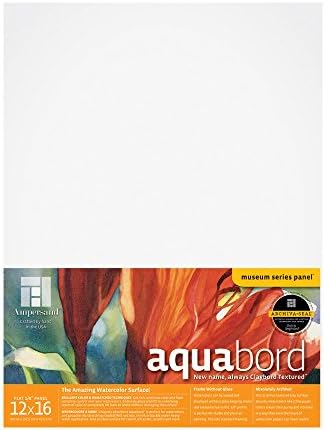 Ampersand Aquabord Panel for Watercolor and Gouache, 1/8 Inch Depth, 12X16 Inch (CBT12)