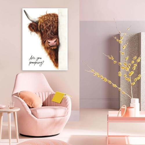 Highland Cow Diamond Art Kits for Adults Diamond Painting Kit for Beginner