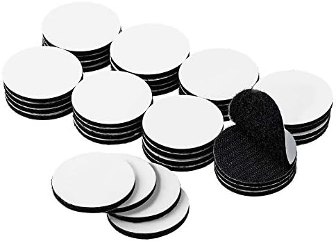 BRAVESHINE Sticky-Back Adhesive Tape - Black Hook and Loop Tape Stickers