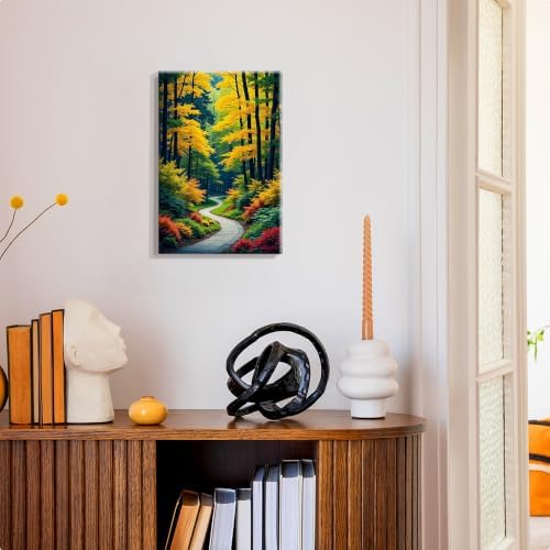 SmartEZ Framed Paint by Numbers Kit for Adults, Forest Paint by Numbers