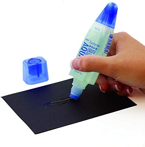 Tombow 52180 Mono Aqua Liquid Glue, 1.69 Ounce, Dual Tip Dispenser for Precise to Full Coverage Application that Dries Clear, (Pack of 2)