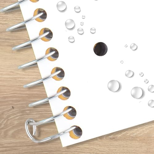 Five Star Spiral Notebook + Study App, 5 Subject, College Ruled Paper, 8-1/2" x 11", 200 Sheets, Fights Ink Bleed, Water Resistant Cover, White (72460)