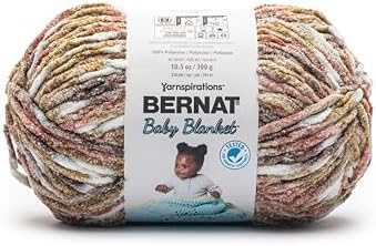 Bernat Baby Blanket Yarn for Crocheting Soft, Tabby