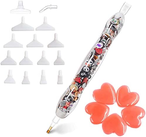 Praise V Do Halloween Diamond Art Painting Accessories Tool Kit Drill Pen for Adult, 5D Stylus Tips Placers Heads and Clay