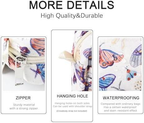 Multiple Pockets Portfolio Organizer with Zippered,Storage Pencil Pouch Bag