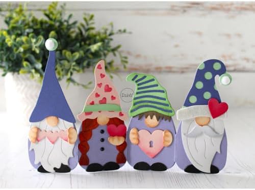Patchwork Various Elves Metal Cutting Dies for Card Making