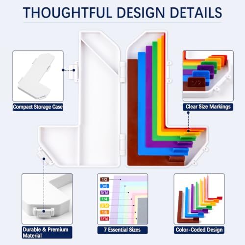 CYFUN DESIGN 9 Pcs Alignment Guide with Positioning Tool for Card Making