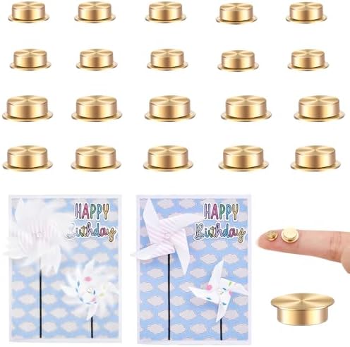 20 Pcs Mini Metal Rotating Bearings for DIY Handmade Crafts Paper Cards Scrapbooking, 360°Rotation Smooth Spin Mechanism Spinner for Jewelry Making Nail Decor Crafts Project Tools (8x10x3mm&5x7x2.5mm)
