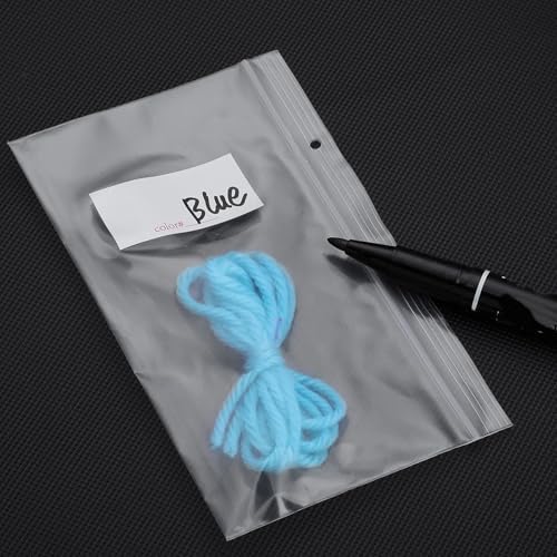 Floss Organizer Bags with 2 Inch Loose Leaf Binder Ring Clips for Index Cards, Embroidery Floss Storage Book Metal Rings for Thread Flash Cards(200 Pcs)