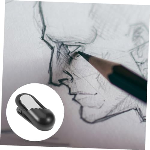 STOBOK Sketch Pencil Sharpener Portable Charcoal Nibs Grinding Tool with Clip Design Compact Drawing Supply for Artists Students and Sketching 3.74 X 1.57 X 1.37 in