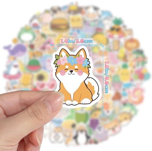 JIXZEN 300 PCS Water Bottle Stickers for Kids,Cute Waterproof Vinyl Laptop Stickers Pack for School Supplies Classroom Teacher Prizes, Fun Gift Sticker Pack for Girls Teens Students