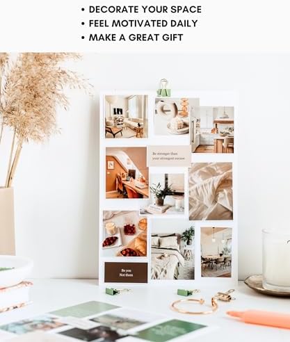 Lamare Vision Board Book -1000+ Images, Vision Board Supplies for Women