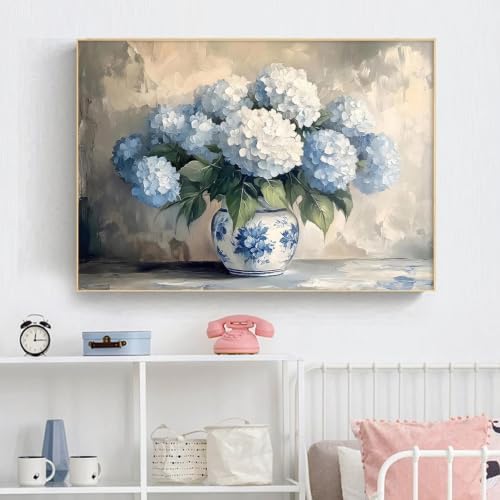 WUDWL Hydrangea Diamond Art Kits for Adult Diamond Painting Kits for Adults