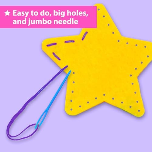 KRAFUN Fairy Tales Sewing Kit for Kids Ages 5-10 | 8 Projects