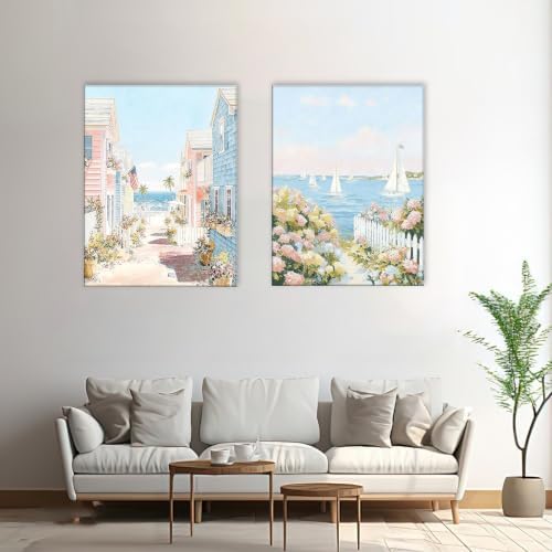 2Pack Ocean Diamond Art Kits for Adults, Diamond Painting Kits for Beginner
