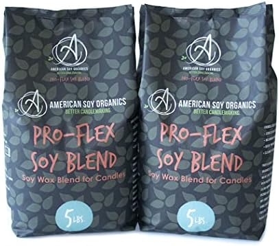 American Soy Organics Pro-Flex Soy Blend Wax Beads for Candles, 10 lbs