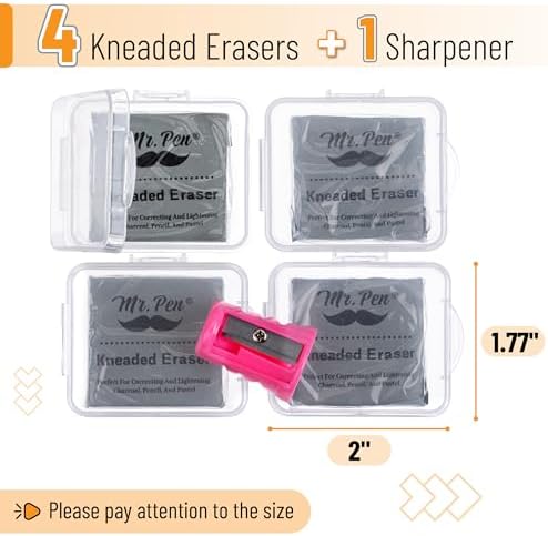 Mr. Pen- Kneaded Eraser Set, 4 Pack