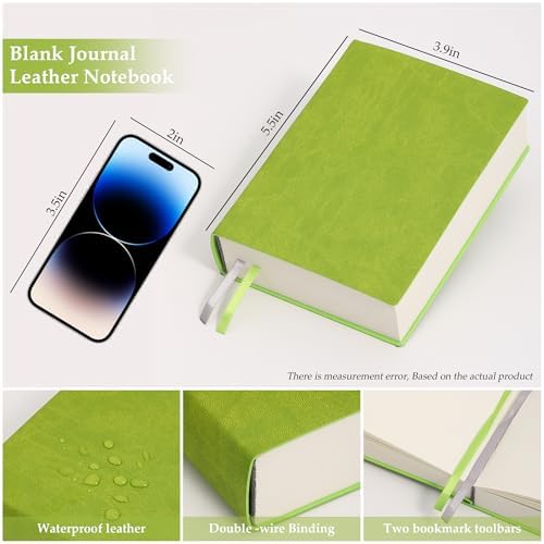 Thick Blank Journal Notebook 720 Pages A6 Unlined Sketchbook