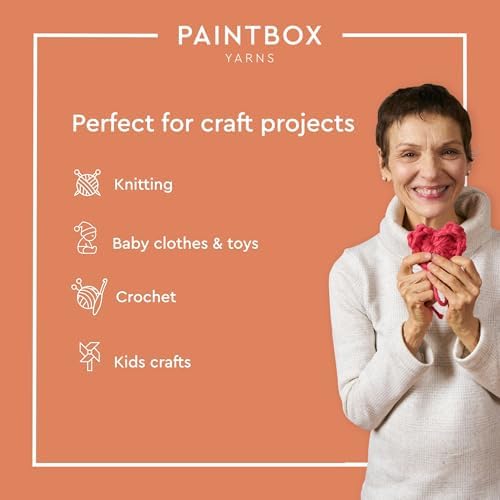 Paintbox Yarns 100% Cotton Aran Yarn 1.76oz / 50g, 93yds / 85m