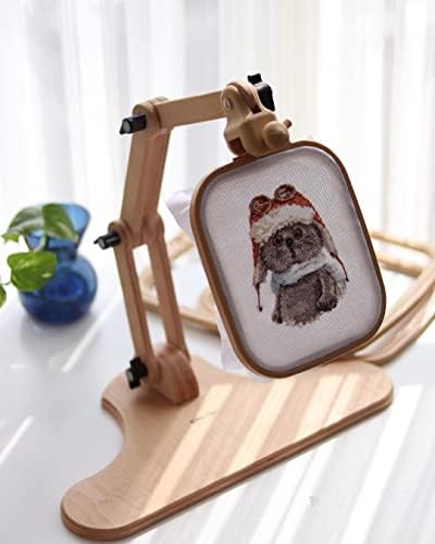 Nurge Medium Seating Embroidery Stand with Classic Head 20 Inch Height