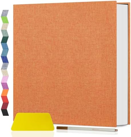 Popotop Photo Album Self Adhesive Scrapbook Album for 4x6 5x7 8x10 Pictures DIY Photo Book as Scrapbooking Supplies Kits, Birthday Gifts for Women Mom Wedding Baby Family Travel