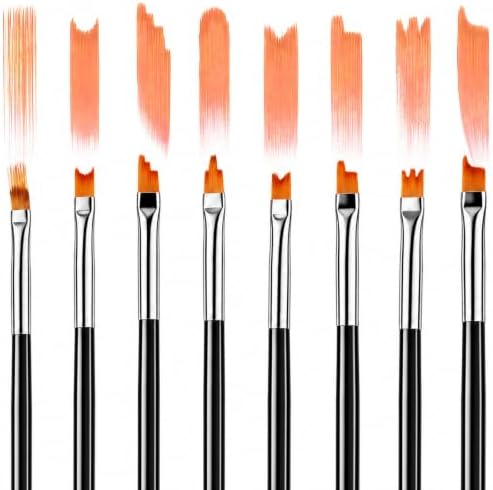 16 PCS Paintbrushes Nylon Art Paint Brushes with Detail