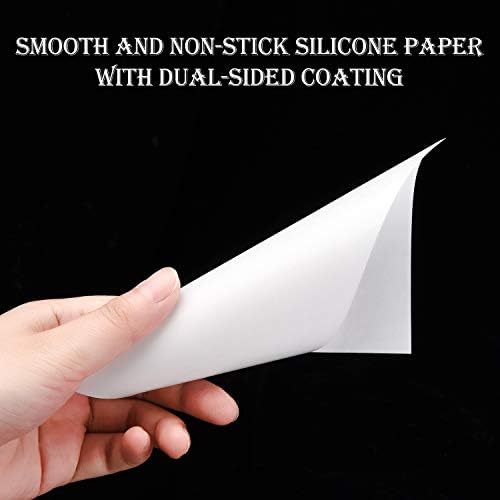 Diamond Painting Release Paper, Double-Sided Non-Stick Cover,100 Pcs, 5.9 x 3.9 in