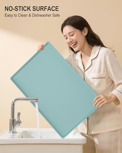 Silicone Art Mat for Crafts, 16" x 24" Waterproof Non-Slip Painting Mat
