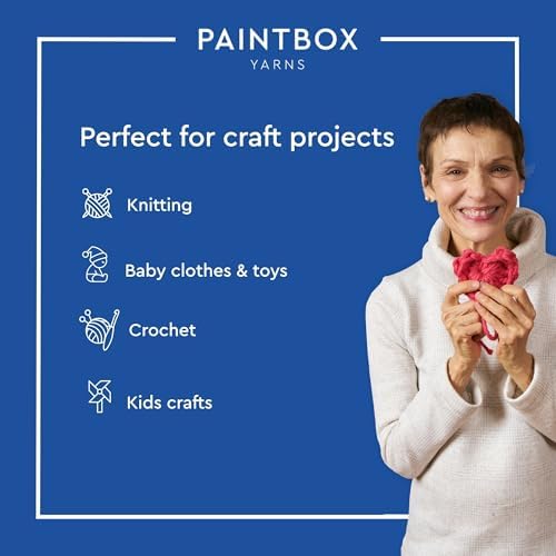 Paintbox Yarns 100% Cotton Aran Yarn 1.76oz / 50g, 93yds / 85m