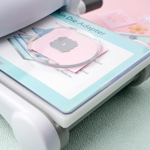 Briartw Warp-Resistant Circular Cutting Pads 3.5" (2-Pack) – Transparent Polycarbonate Plastic Round Plates for Die Cutting Machines – Prevent Warping, Reduce Wear, Beveled Edges for Small Dies