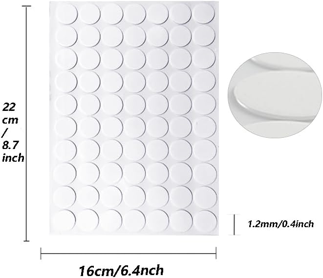 Clear Sticky Tack Adhesive Poster Tacky Putty Removable Round Putty Double-Sided Round No Traces Adhesive Sticke for Festival Decoration (910)
