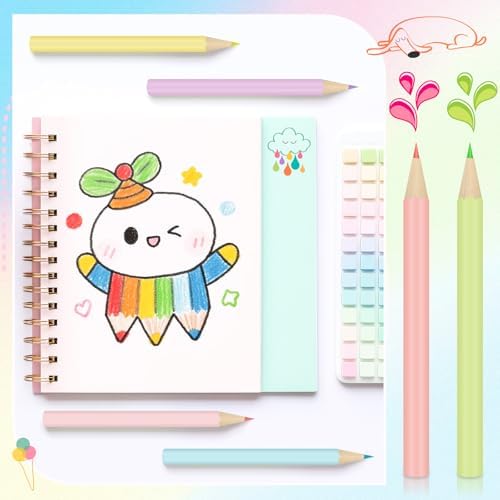 Ctosree 70 Packs Mini Colored Pencils Bulk Coloring Pencil in Boxes Back to School Gifts for Students Kids Classroom Rewards, Party Favor, Goodie Bag Fillers, 6 Per Pack (Pastel,3.5'')