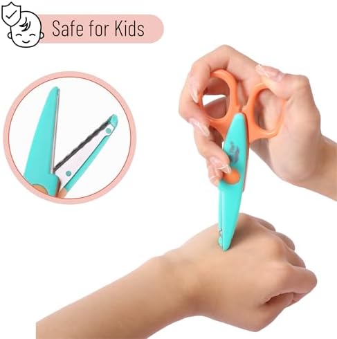 Mr. Pen- Craft Scissors Decorative Edge, 6 Pack, Pastel Colors | Zig Zag Scissors for Crafting, Scrapbooking, Fancy, Pattern, Design