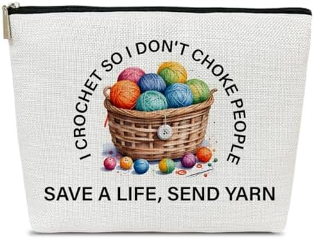 Crochet Gift for Crocheters, Crochet Knitting Accessories Organizer Bag