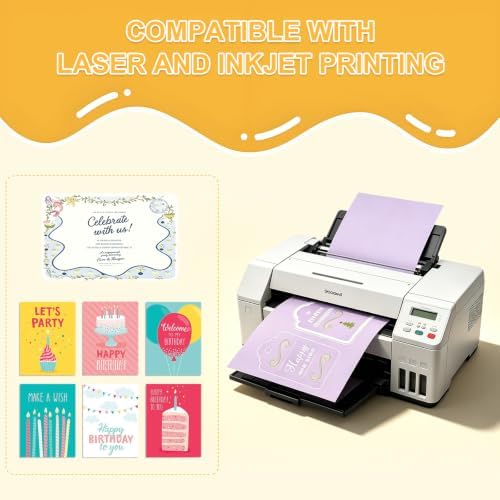 250 Sheets 8.5" X 11" Colored Cardstock, 50 Assorted Colors 180 GSM/65 LB Construction Paper, Craft Set with Scissors and Ruler, Printer Paper for Scrapbooking, DIY Crafts and Decorations