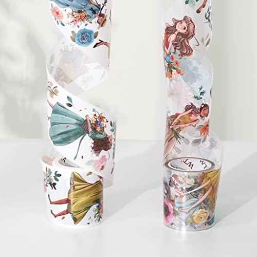 WT Pre-Cut Carefree Wide Washi Tape, 50mm x 5m, Original Designs