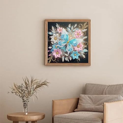Butterfly Diamond Art Kits for Adults Special Shape Diamond Painting
