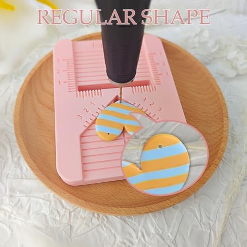 Polymer Clay Earring Hole Drill Guide Tool, Polymer Clay Drill Stand Device